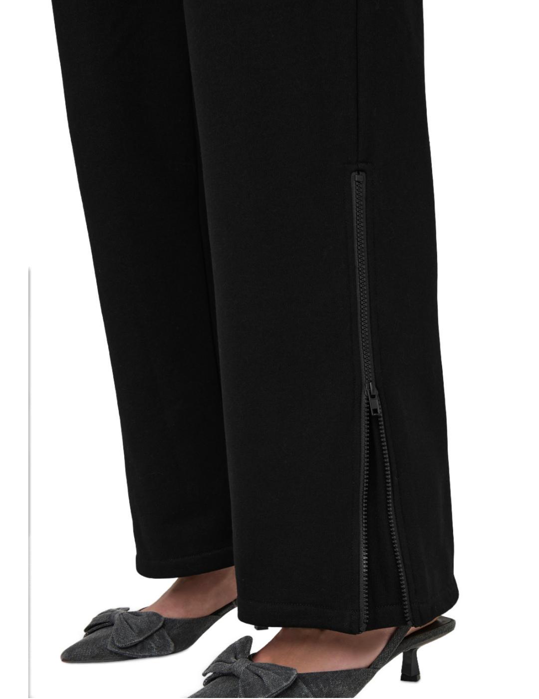 Pantalón jogger Only Elliot negro wide leg para mujer