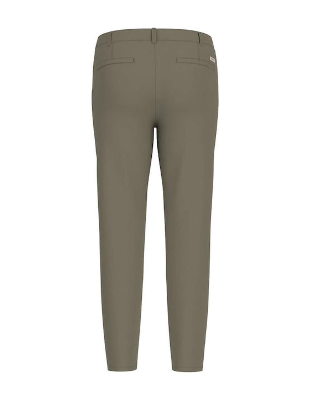 Pantalón chino Guess Jeans verde militar para hombre