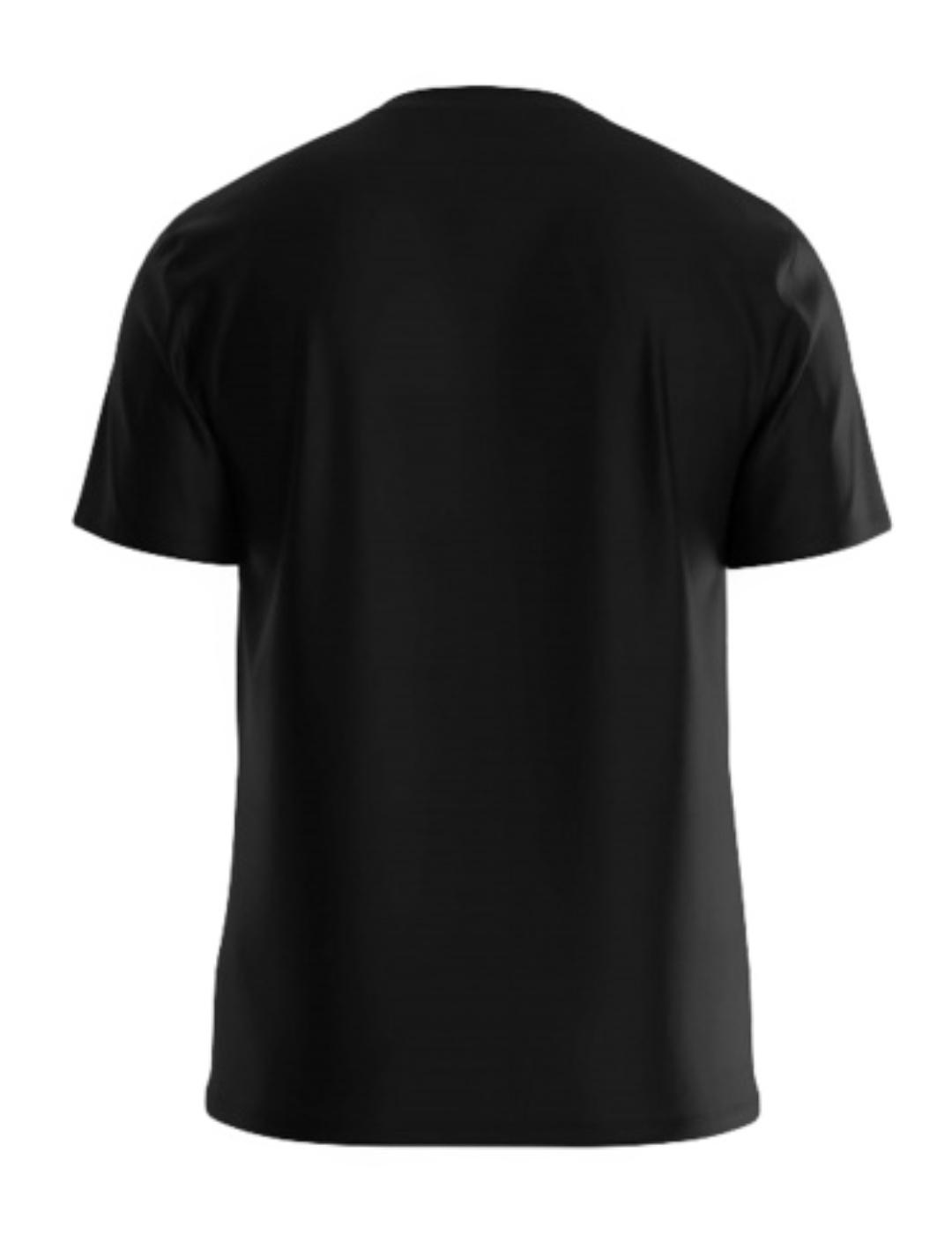 Camiseta Guess Original negro manga corta logo para hombre