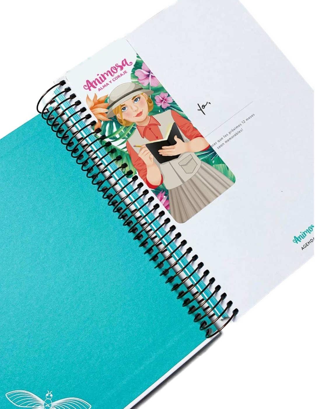 Agenda Animosa 2025 A5 Isabella Aventura tropical para mujer