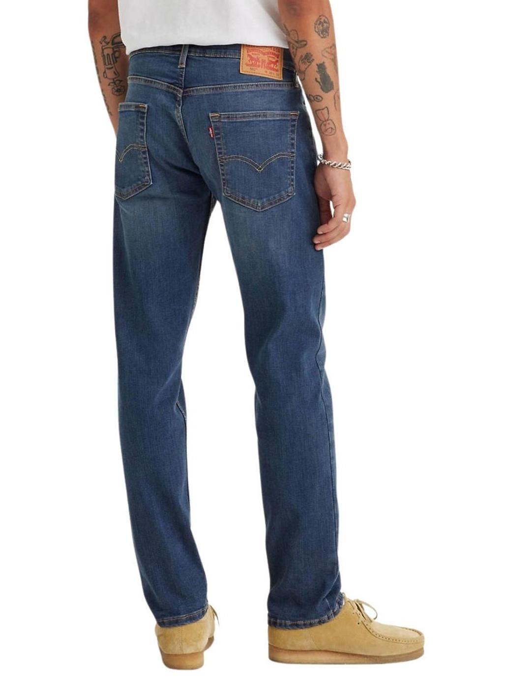 Pantalones vaqueros Levi's 502 Taper azul medio para hombre