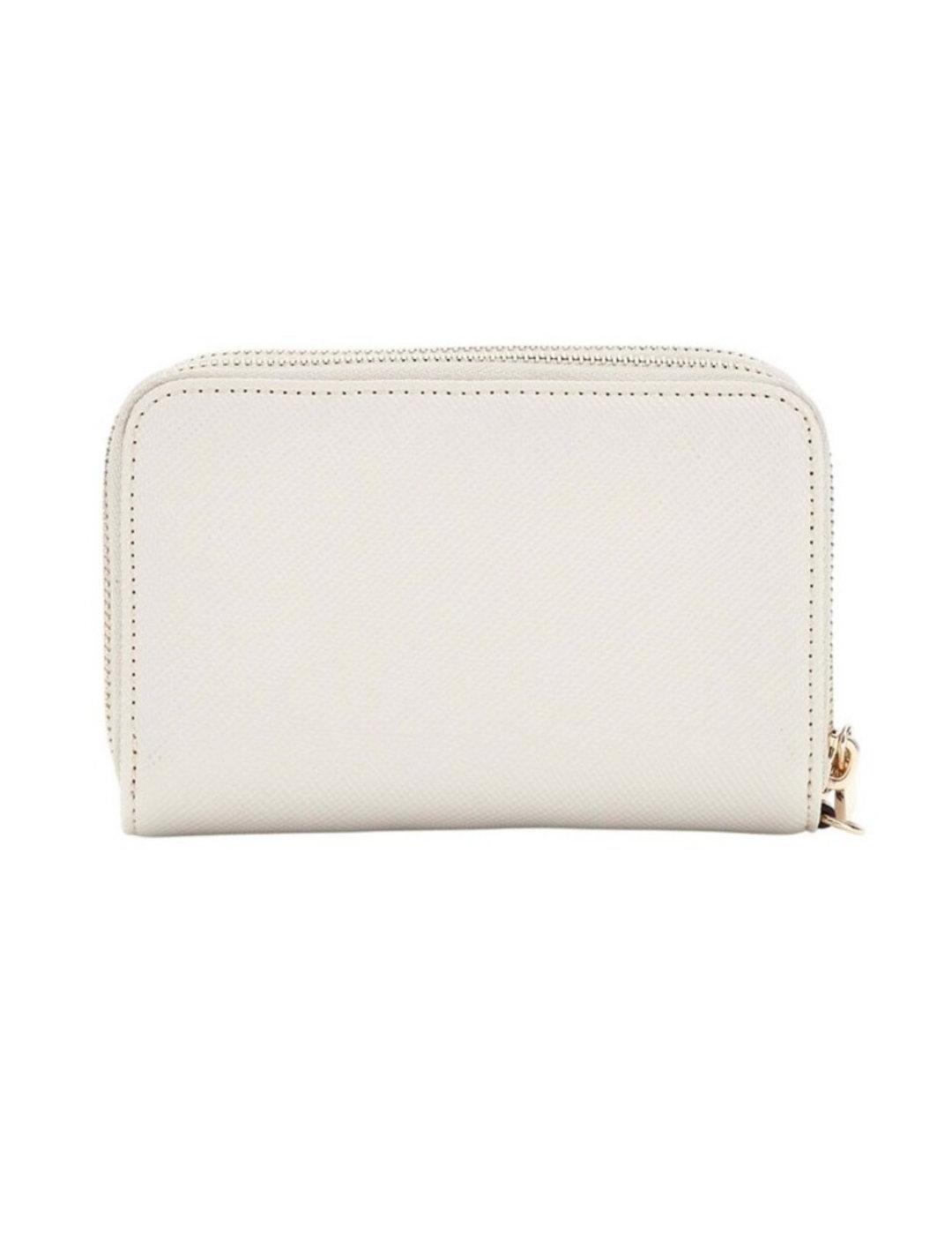 Cartera Gues Laurel doble cierre beige pequeña para mujer