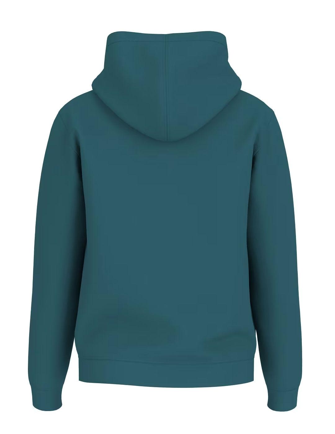 Sudadera Guess Beau con capucha azul turquesa para hombre