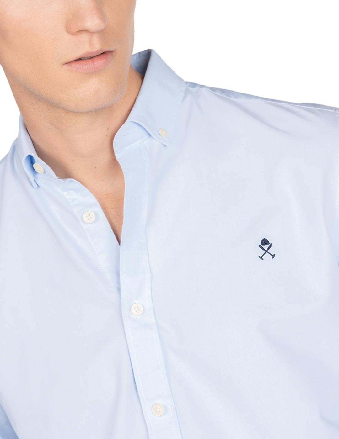 Camisa Harper Icon azul manga larga regular para hombre