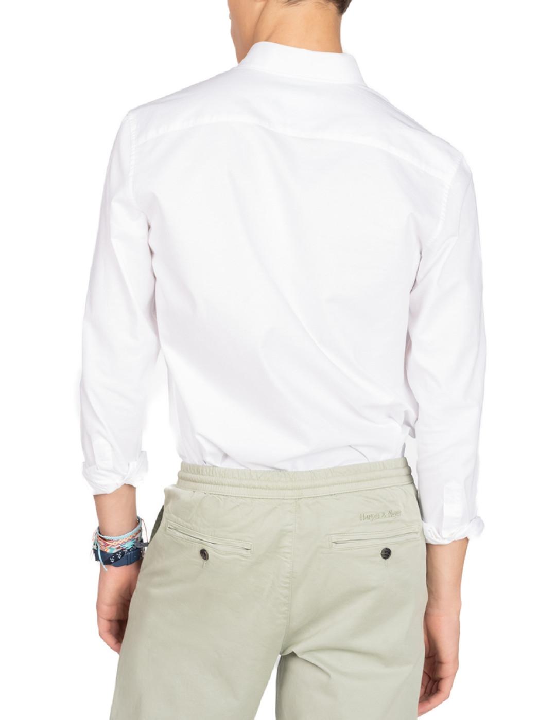 Camisa Harper Icon blanco manga larga regular para hombre