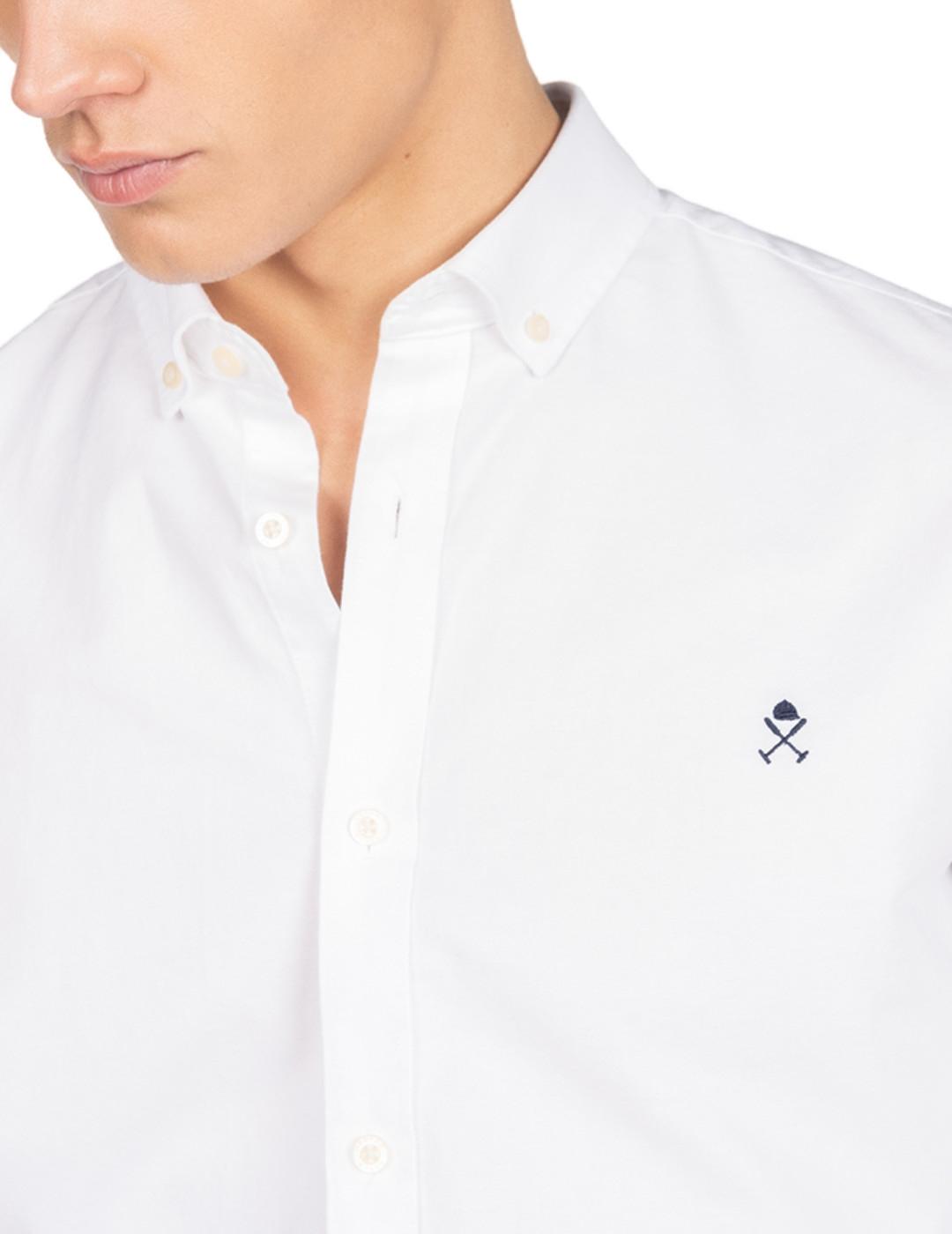 Camisa Harper Icon blanco manga larga regular para hombre