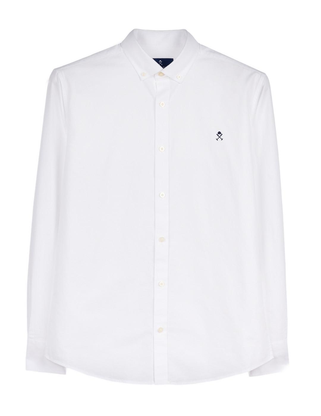 Camisa Harper Icon blanco manga larga regular para hombre