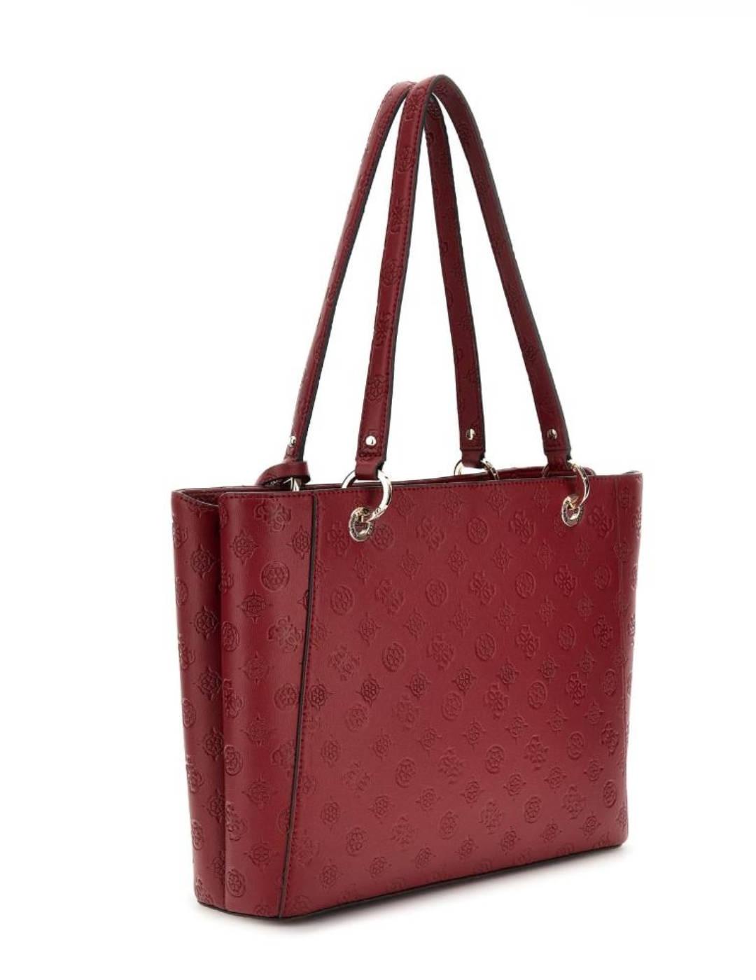 Bolso Guess Gerty tote granate logotipo estampado para mujer