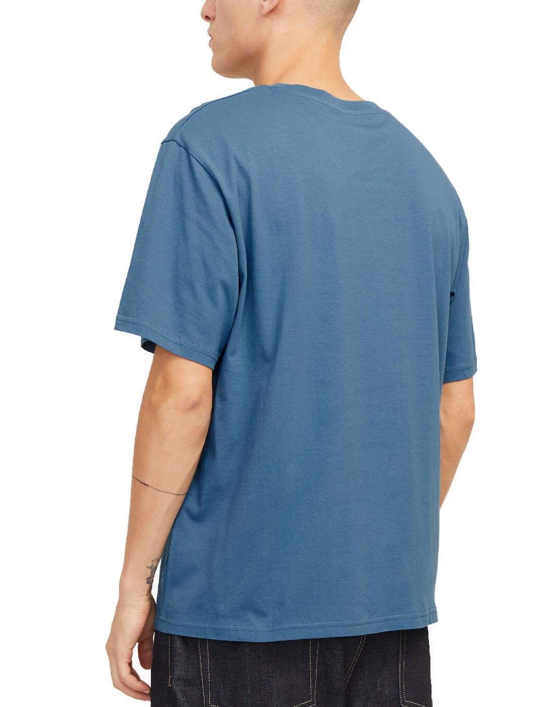 Camiseta Jack&Jones Star azul manga corta para hombre