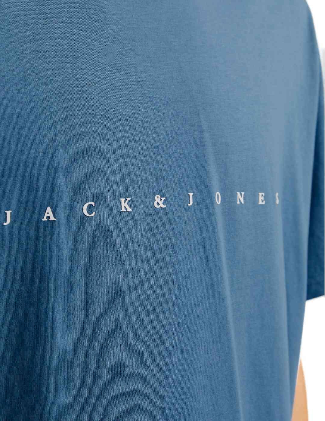 Camiseta Jack&Jones Star azul manga corta para hombre