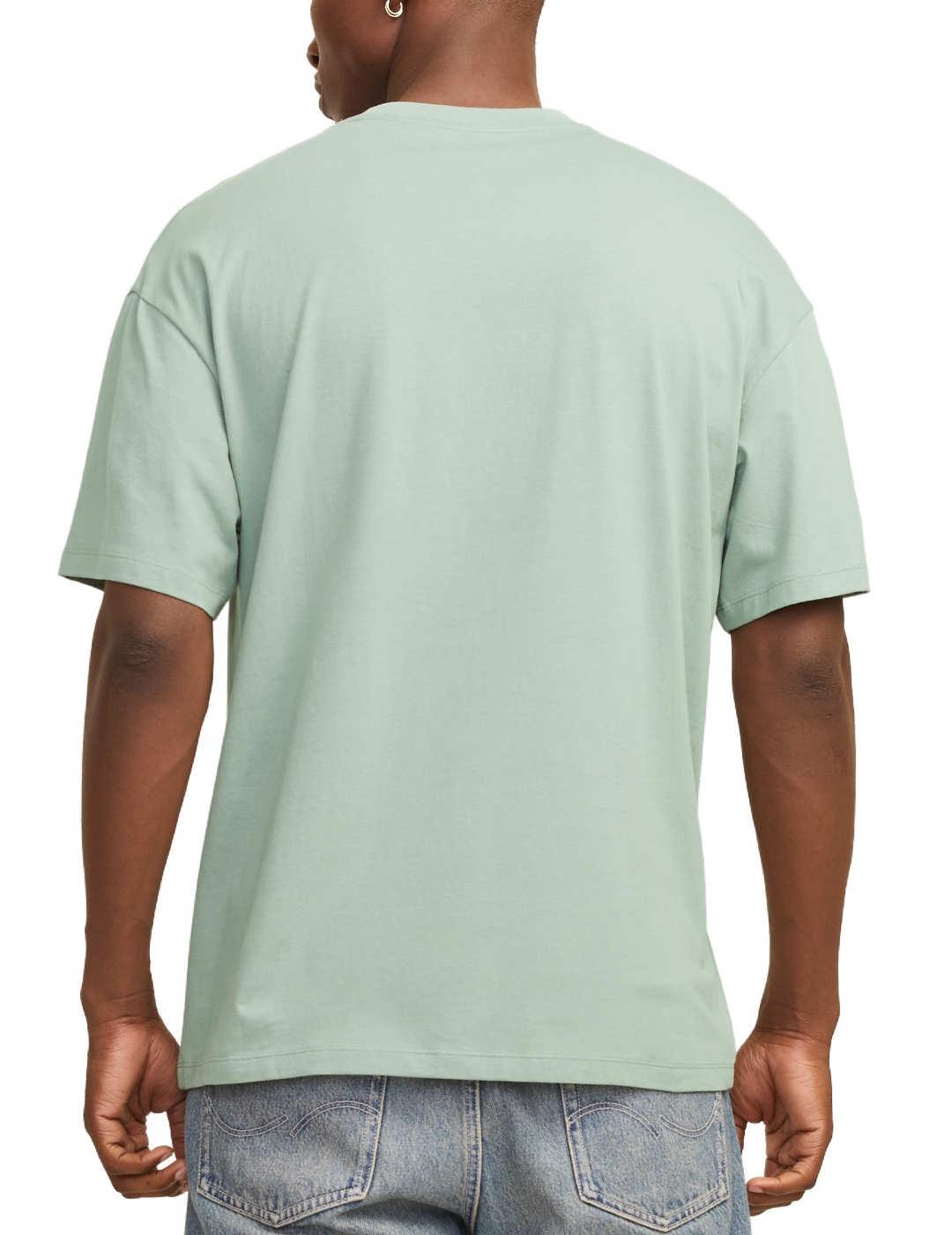 Camiseta Jack&Jones Radley verde manga corta para hombre