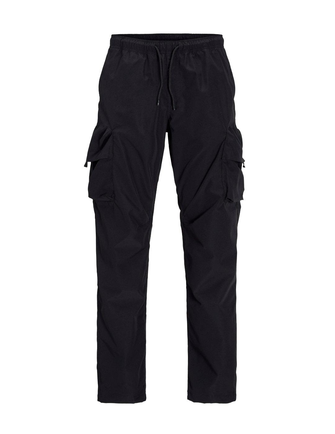 Pantalón Jack&Jones Kane cargo negro relaxed para hombre