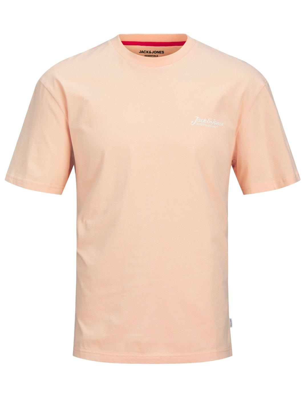 Camisetas Jack&Jones Beau coral manga corta para hombre