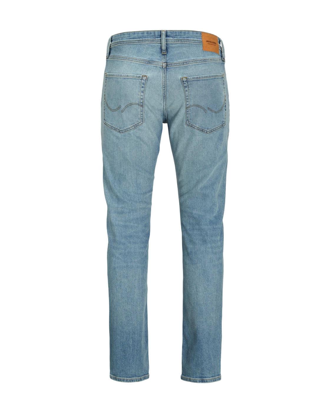 Pantalón vaquero Jack&Jones Mike azul tapered para hombre