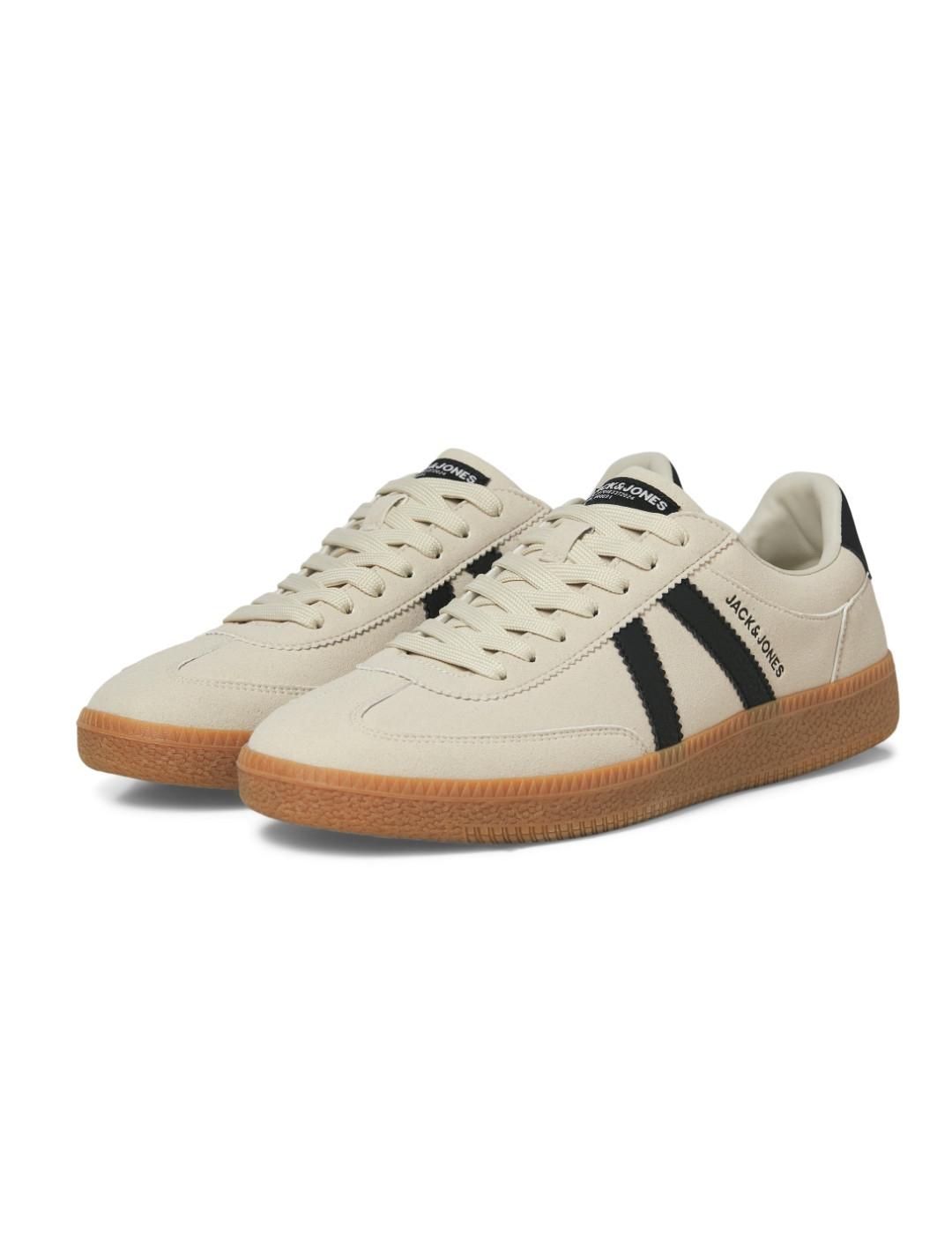 Zapatillas Jack&Jones Kirk beige y negro para hombre