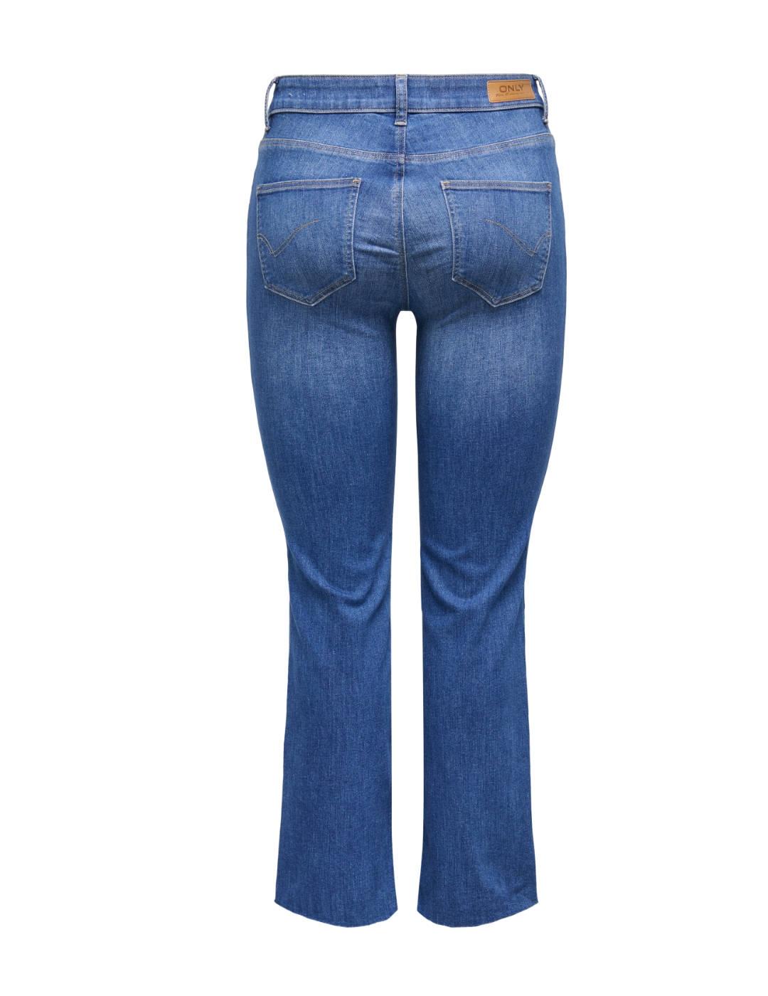 Pantalón vaquero Only Ann-Kenya azul medio de mujer