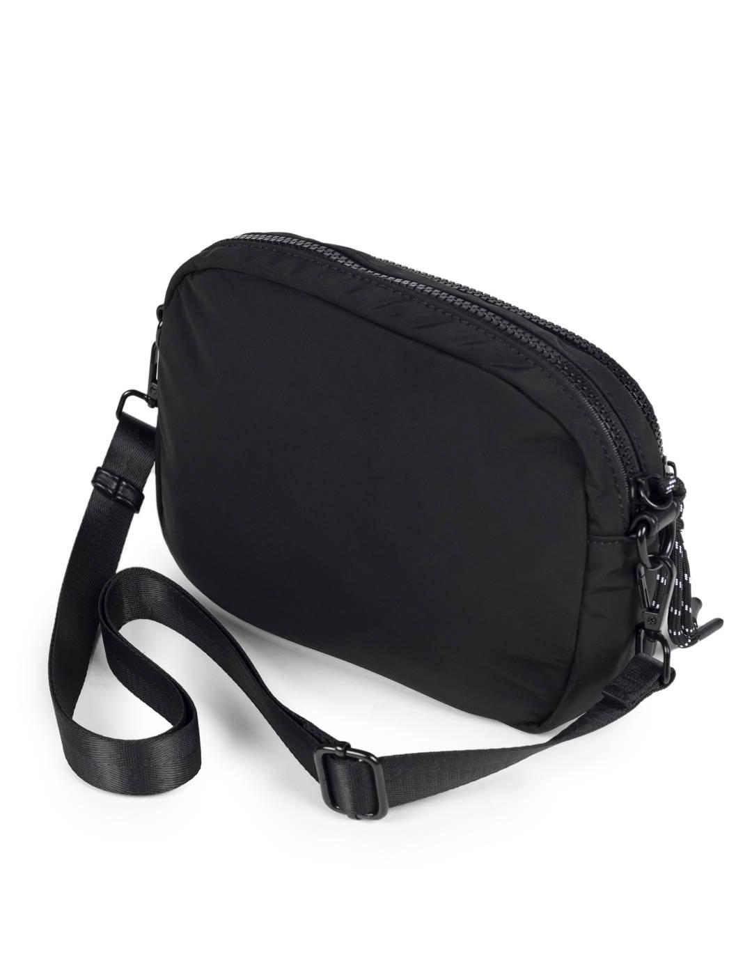 Bandolera Munich Crossbody camera negra para mujer