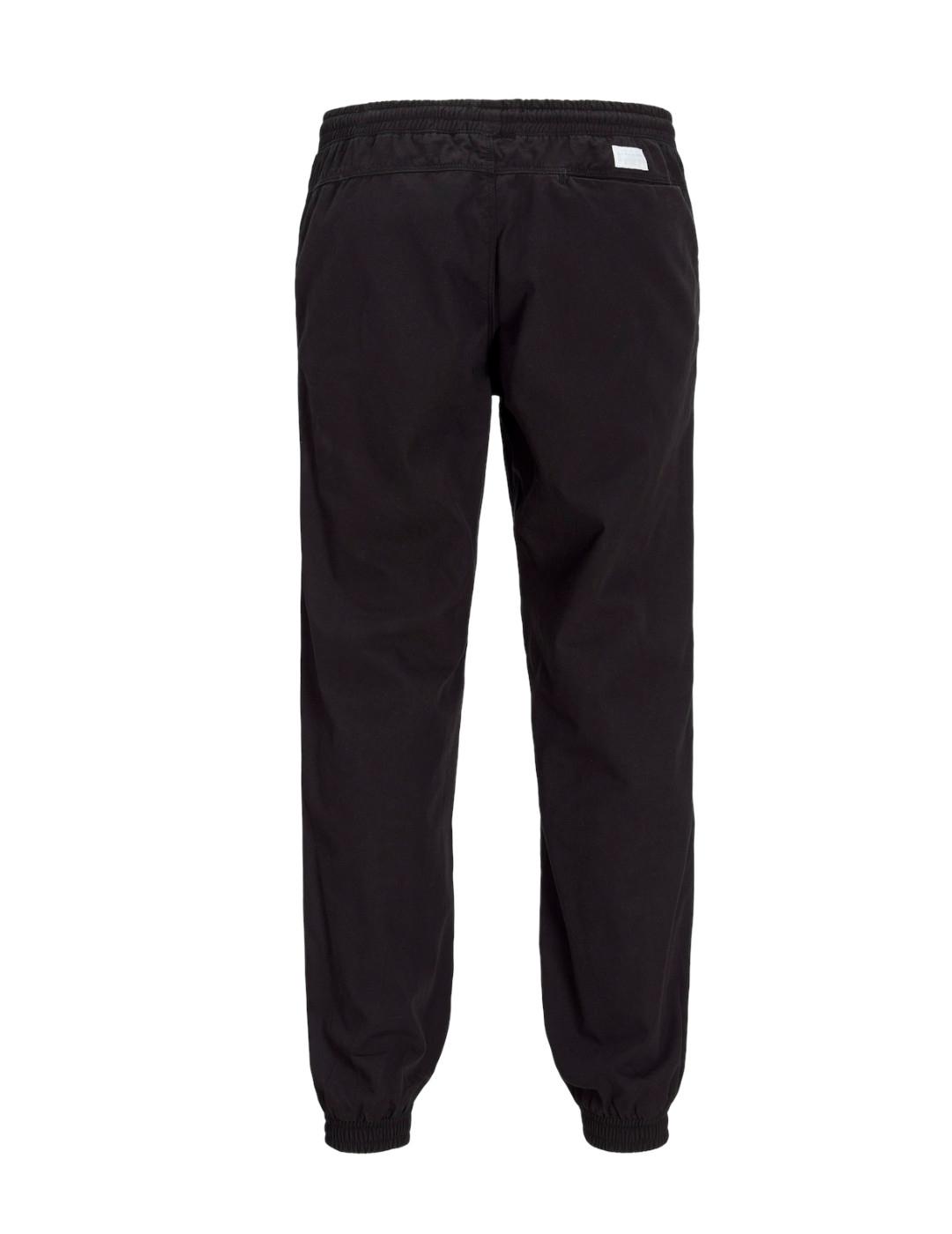 Pantalón Jack&Jones Kane jogger negro relaxed para hombre