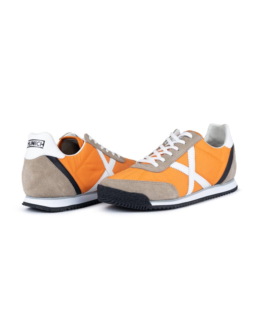 Zapatilla deportiva Munich Riber 02 naranja para hombre