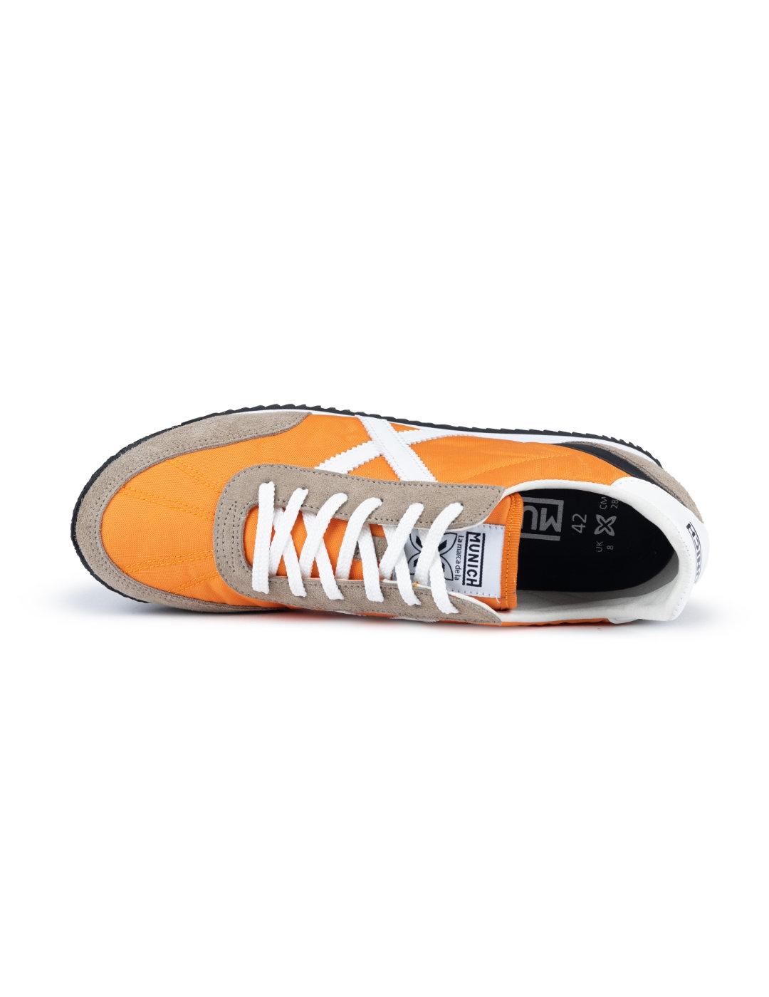 Zapatilla deportiva Munich Riber 02 naranja para hombre