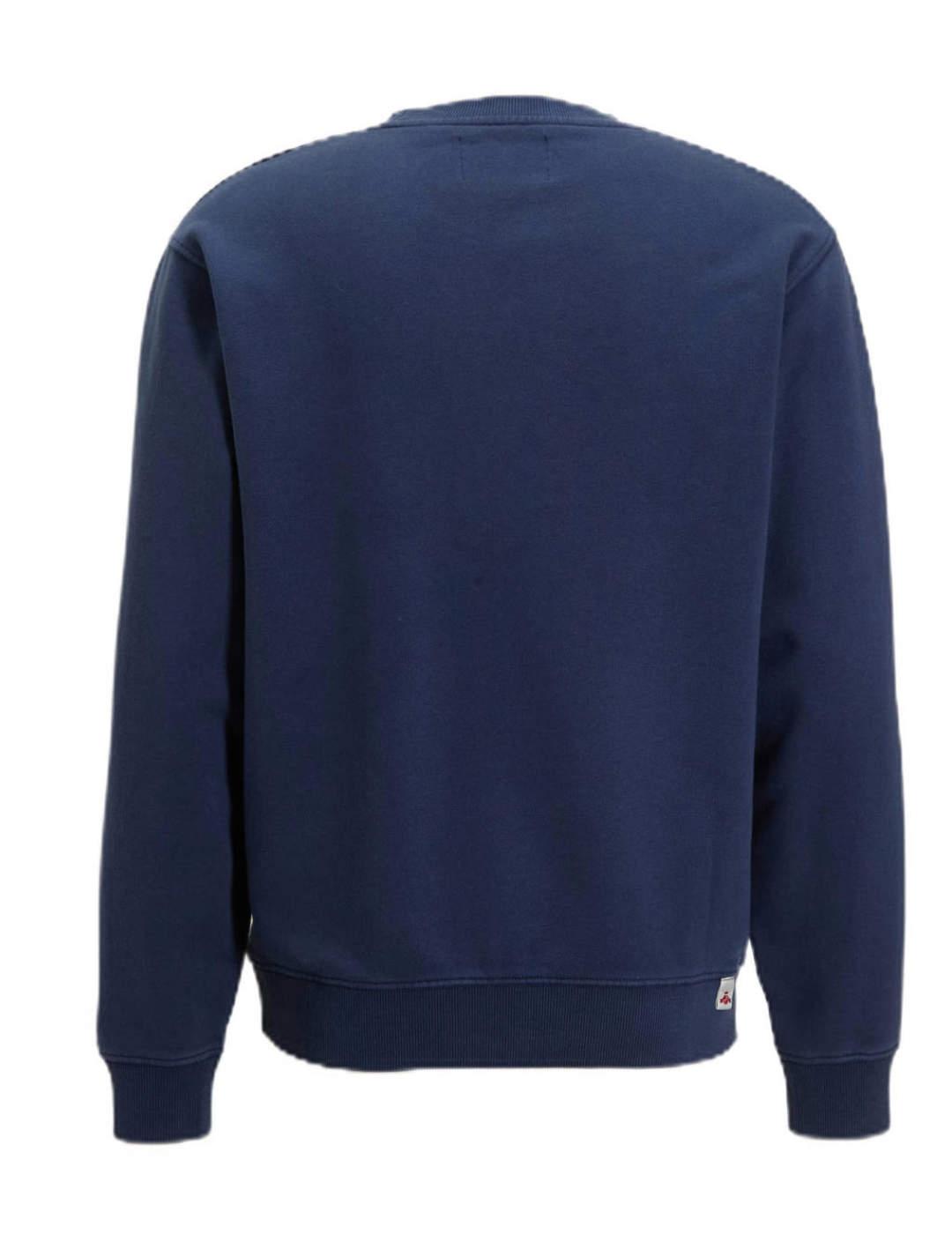 Sudadera Replay azul marino sin capucha para hombre