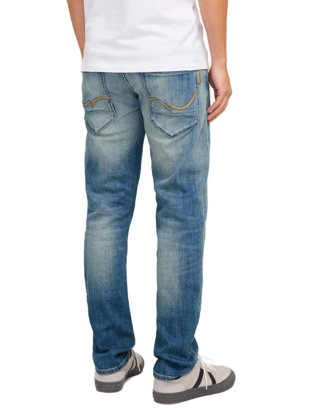 Pantalón vaquero Jack&Jones Mike azul Confort para hombre