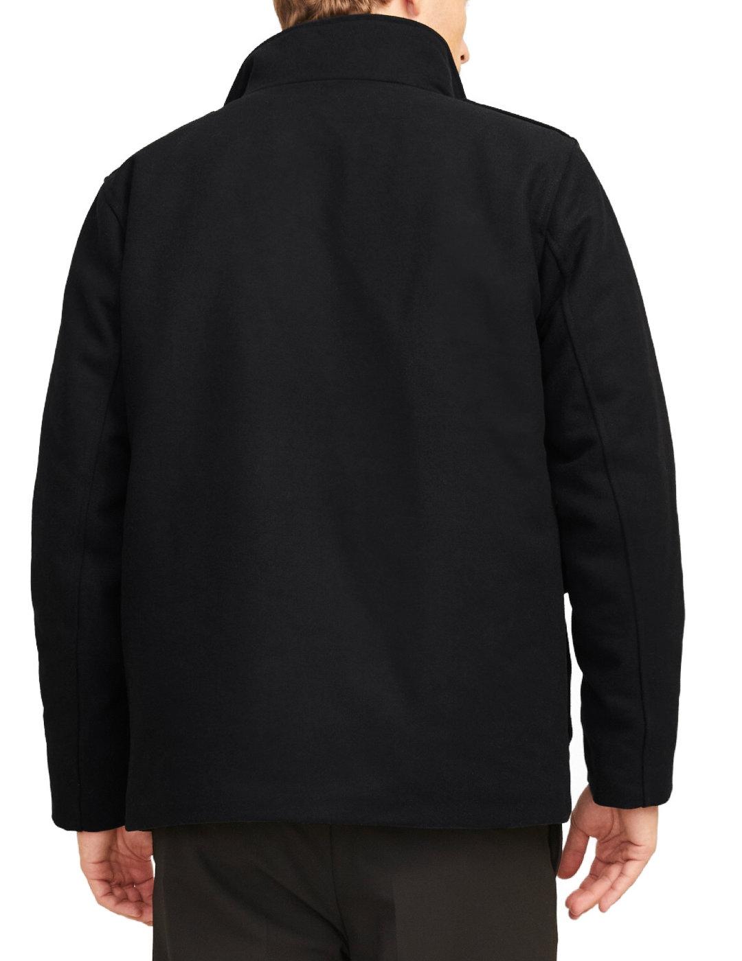 Chaqueta Jack&Jones Calex negra sin capucha para hombre