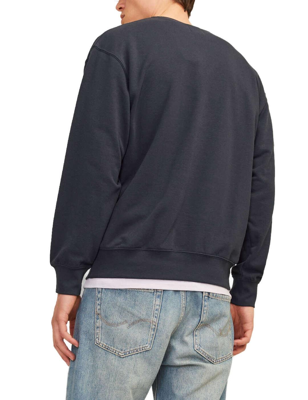 Sudadera Jack&Jones Change marino sin capucha  para hombre