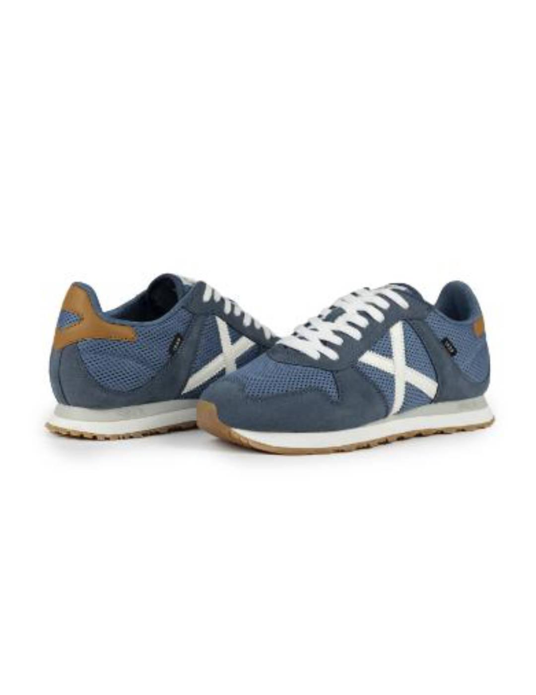 Zapatillas deportivas Munich Masanna azul marino para hombre