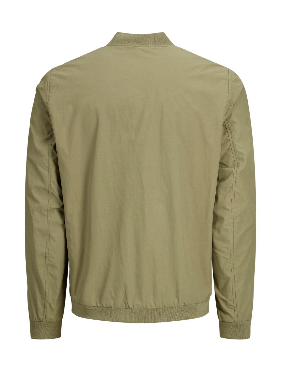 Chaqueta bomber Jack&Jones Rush verde amarronado para hombre