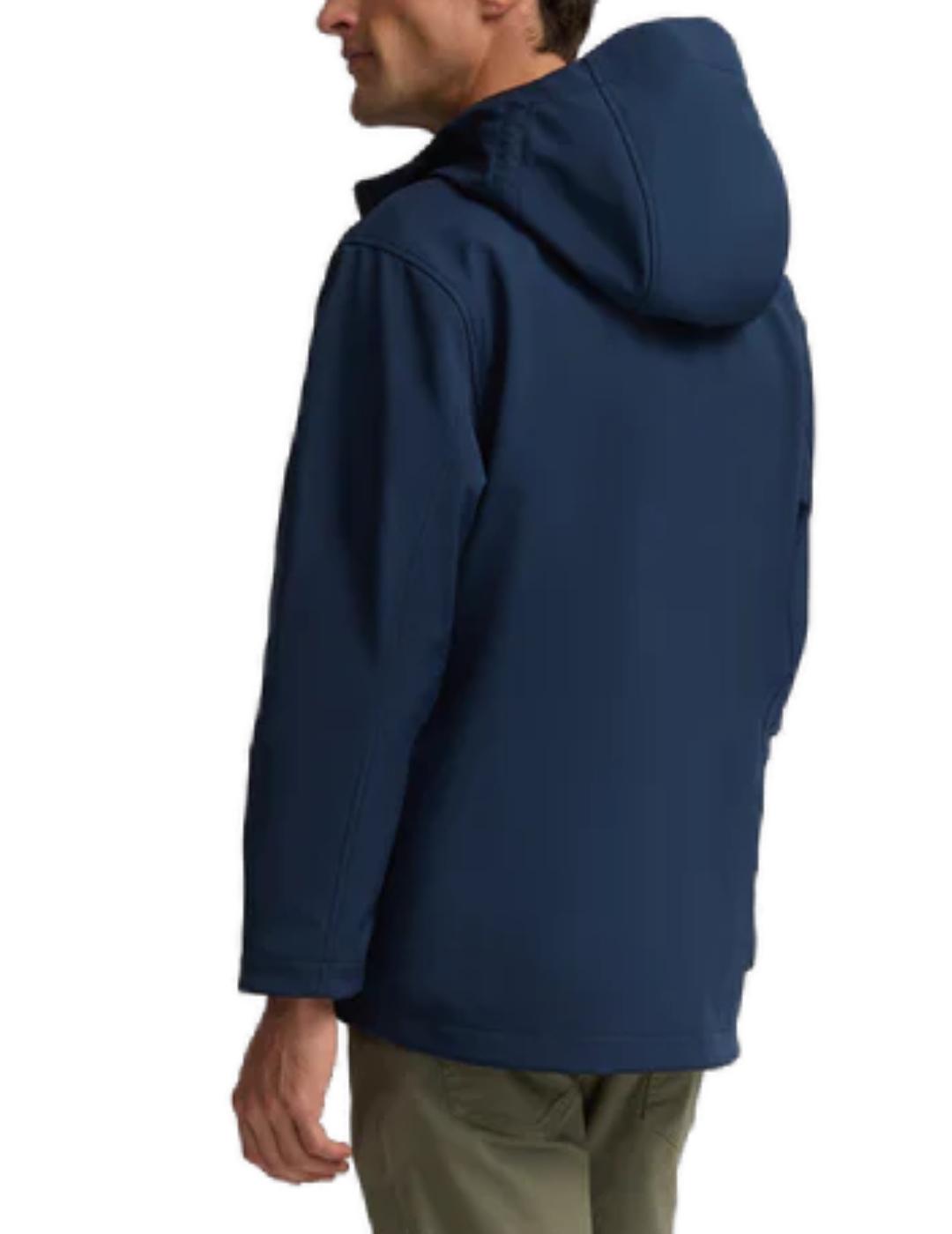 Chaqueta Silbon capucha cortaviento azul marino para hombre