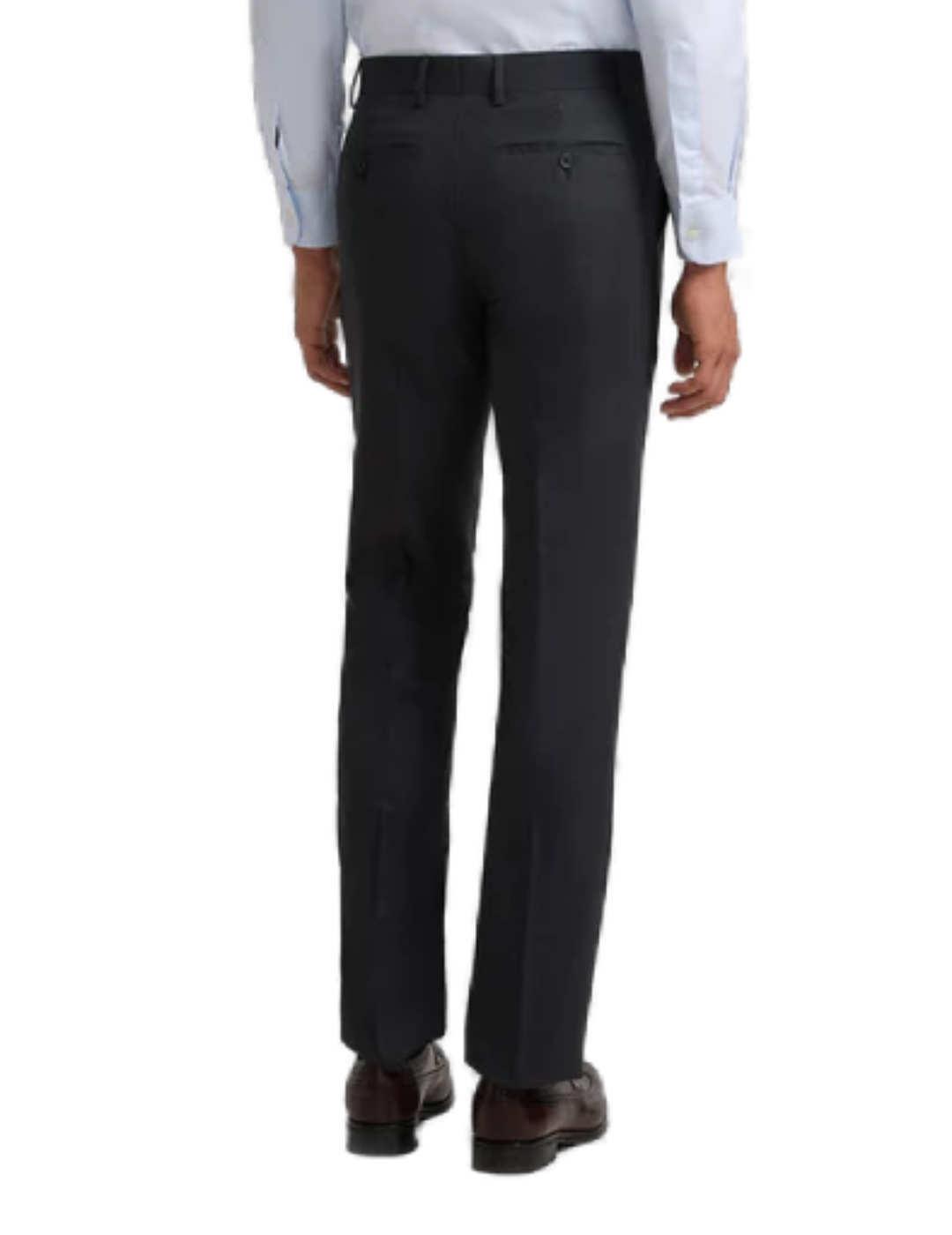 Pantalón Silbon traje stretch gris oscuro lana para hombre