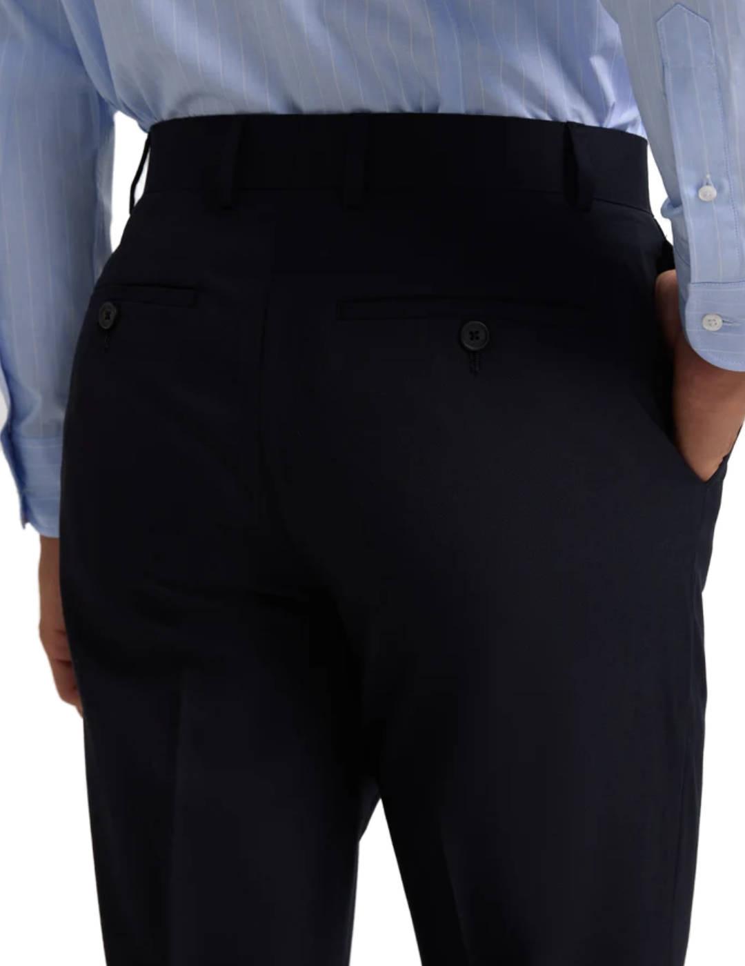 Pantalón Silbon traje stretch marino regular para hombre