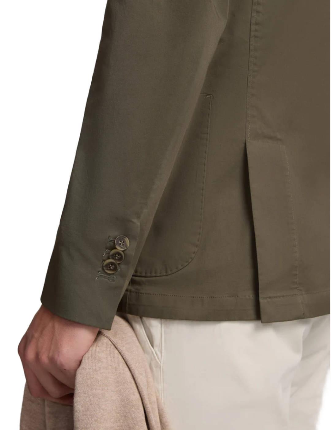 Americana Silbon casual khaki para hombre-Ng