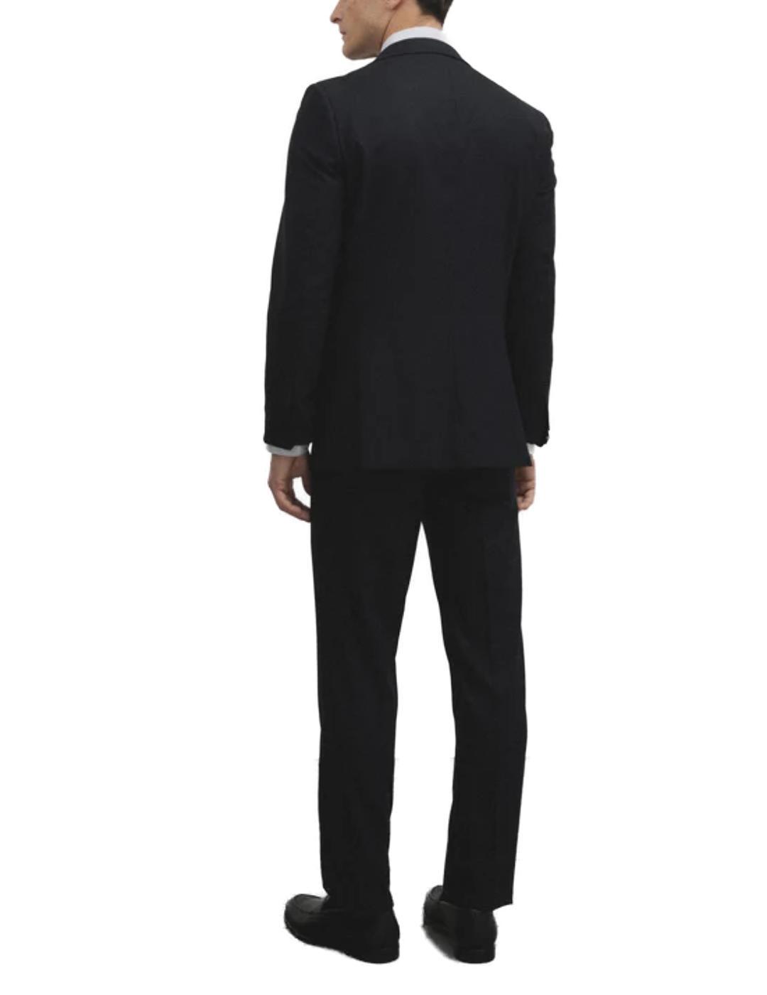 Americana Silbon traje stretch azul marino para hombre