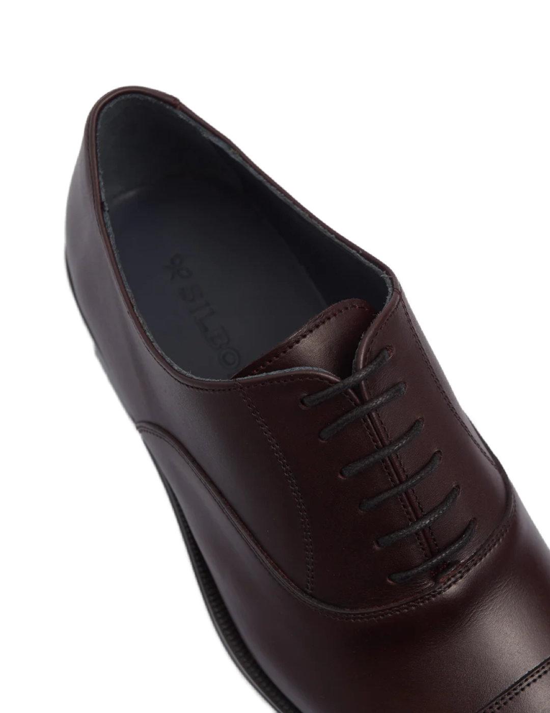 Zapato Silbon tailoring burdeos de vestir para hombre