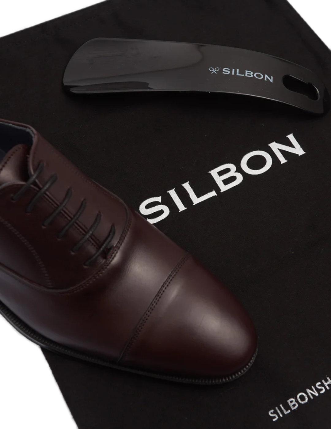 Zapato Silbon tailoring burdeos de vestir para hombre