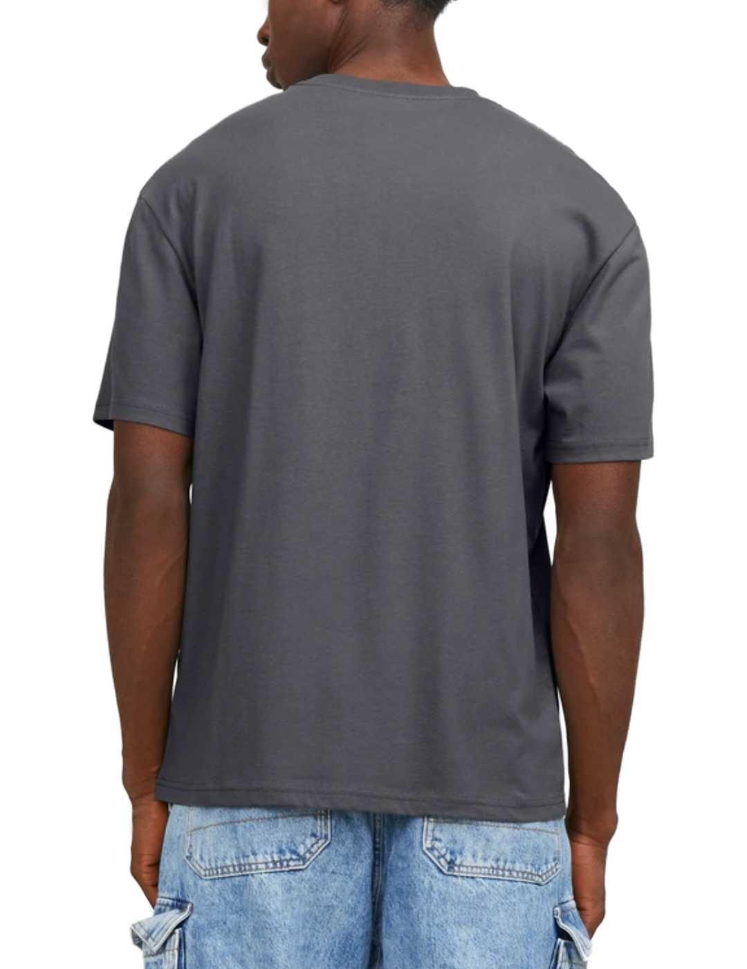 Camiseta Jack&Jones Esterbro gris manga corta para hombre