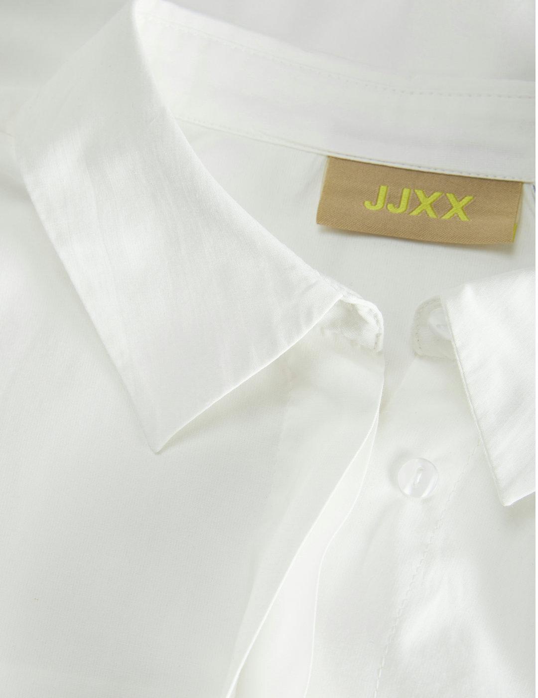 Camisa JJXX Caro blanca básica relaxed para mujer