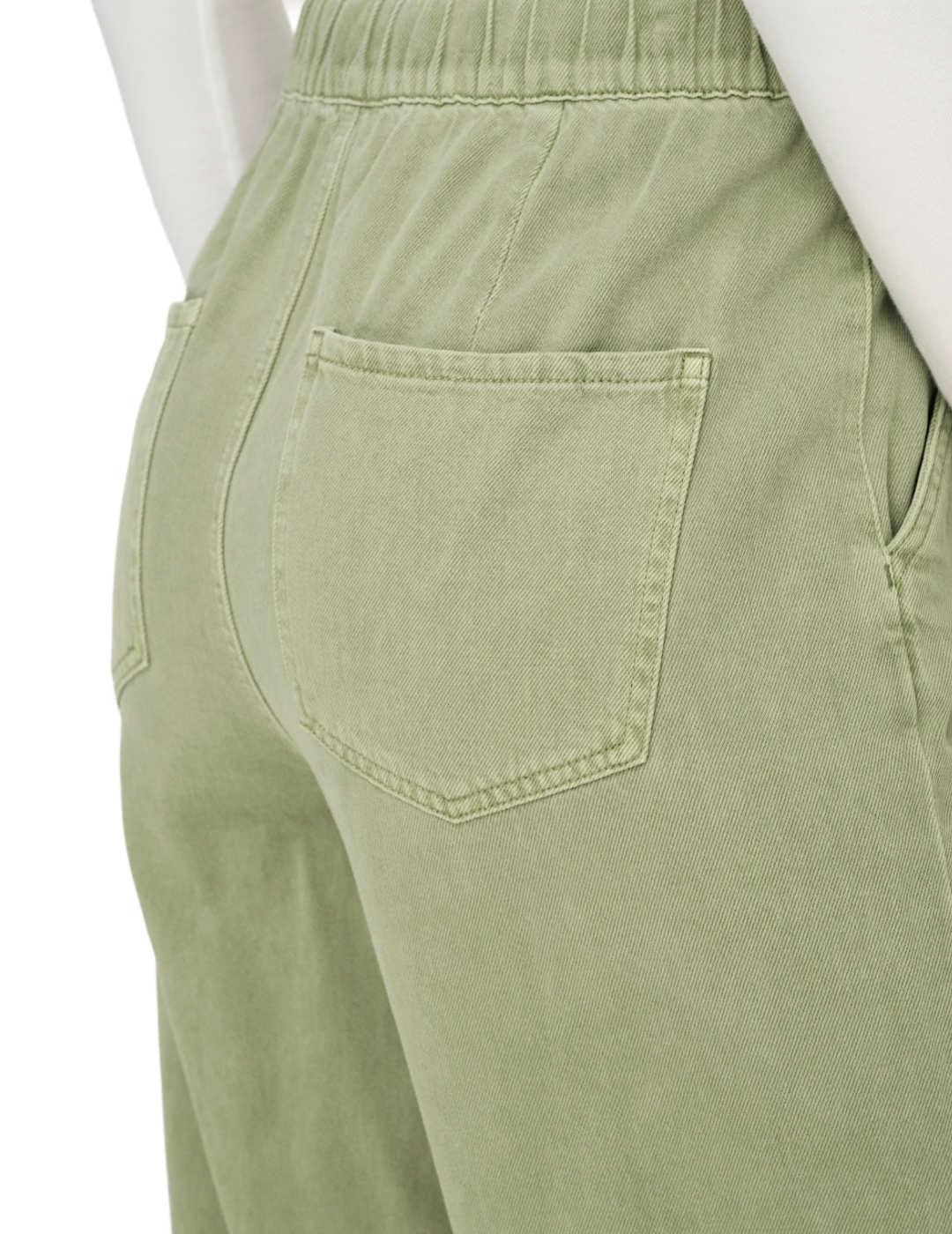 Pantalón Only Silla verde claro wide leg para mujer