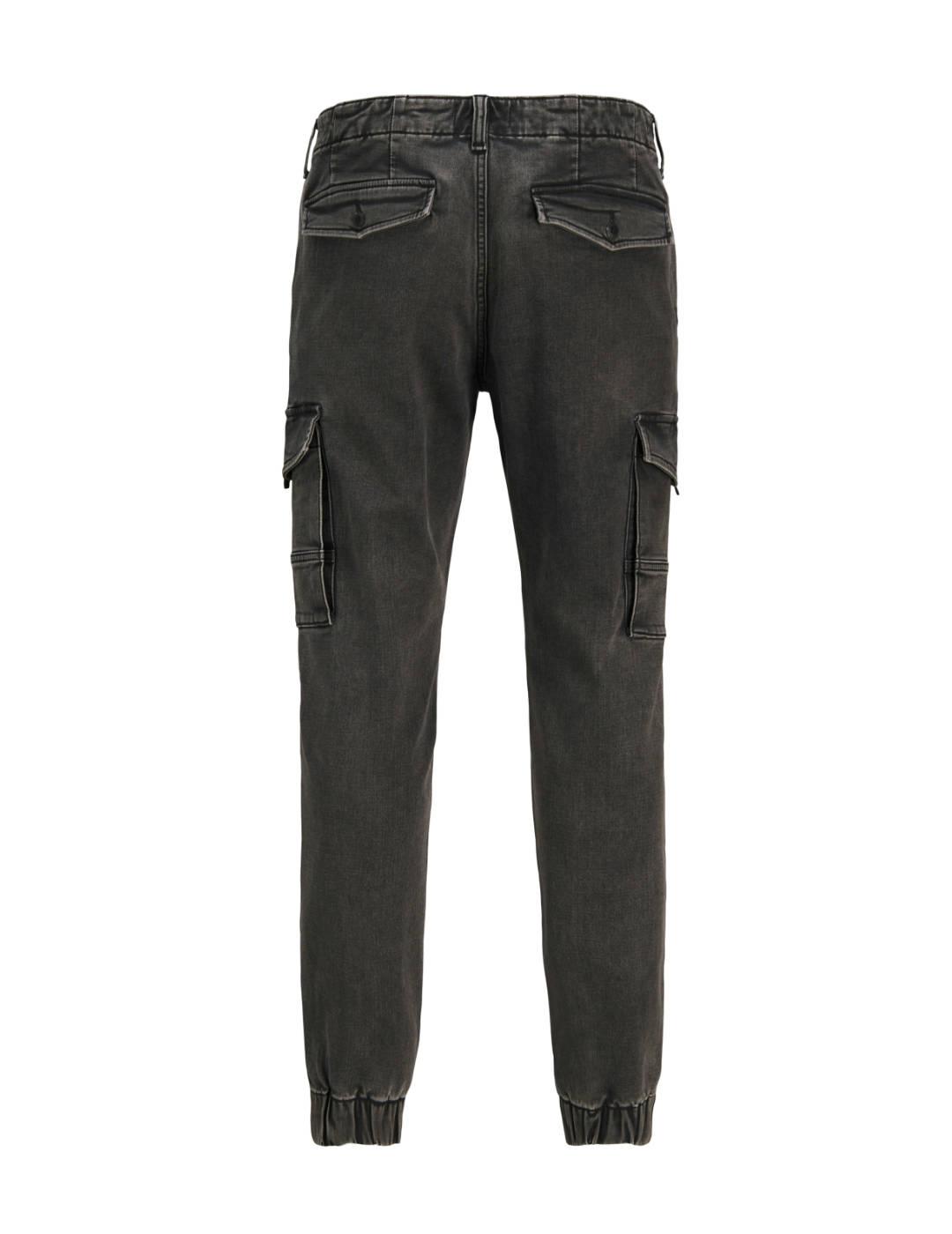 Pantalón vaquero Jack&Jones Paul negro cargo para hombre