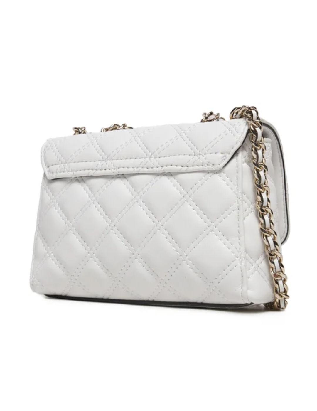 Bolso bandolera Guess Giully mini blanco para mujer