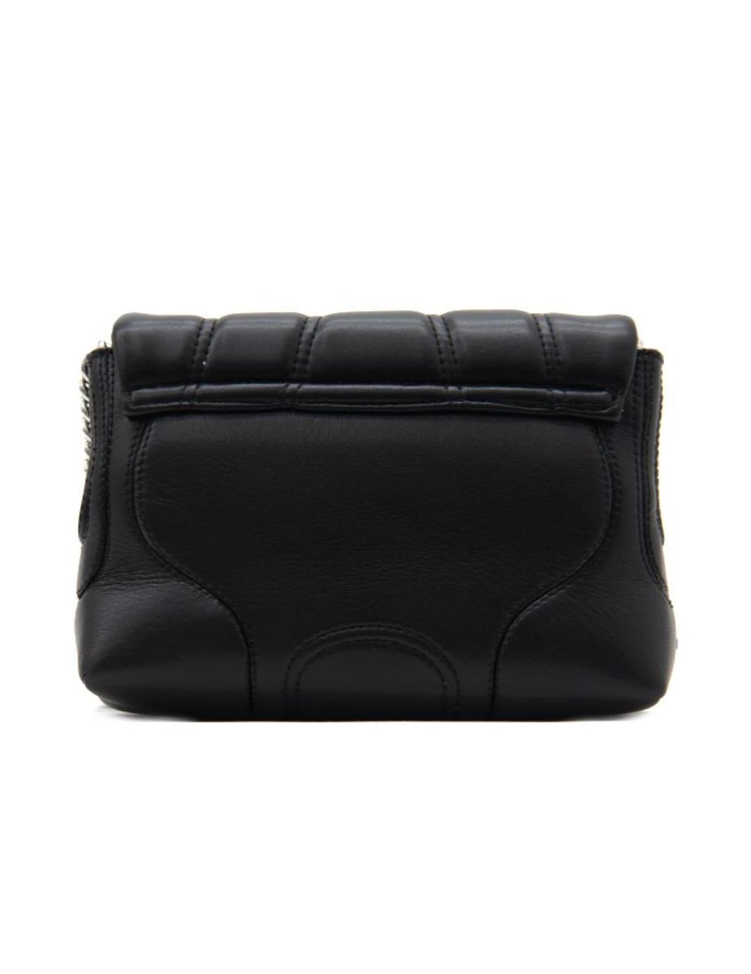 Bolso bandolera Replay negro guateado para mujer