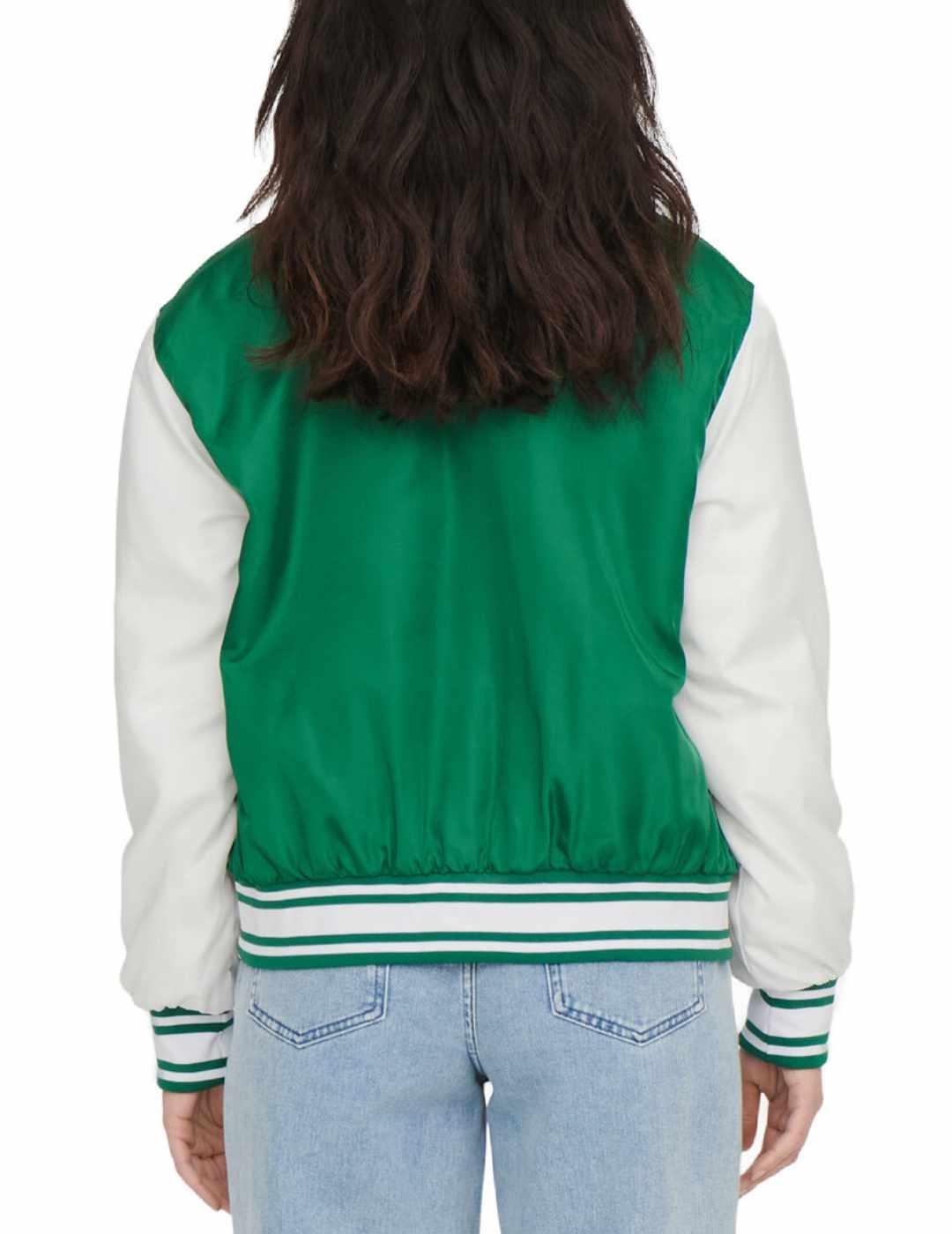 Bomber ONLY New Coleen verde para mujer-Ng