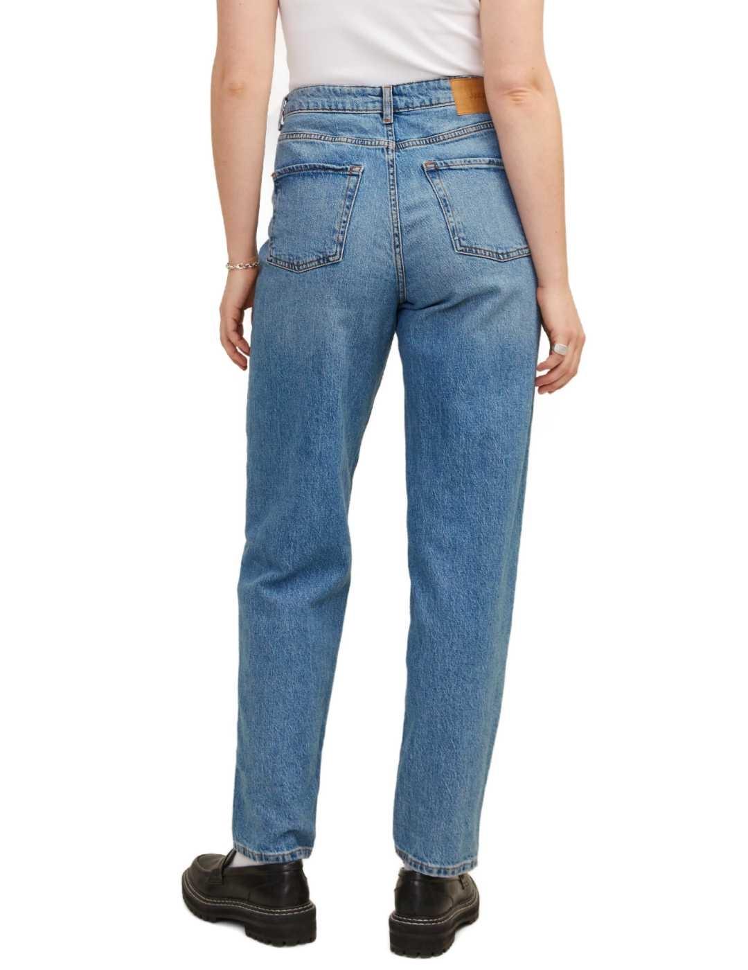 Pantalón vaquero JJXX Lisbon azul mom fit  para mujer