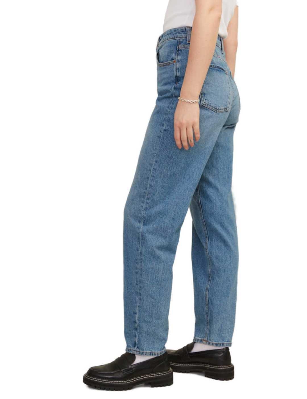 Pantalón vaquero JJXX Lisbon azul mom fit  para mujer