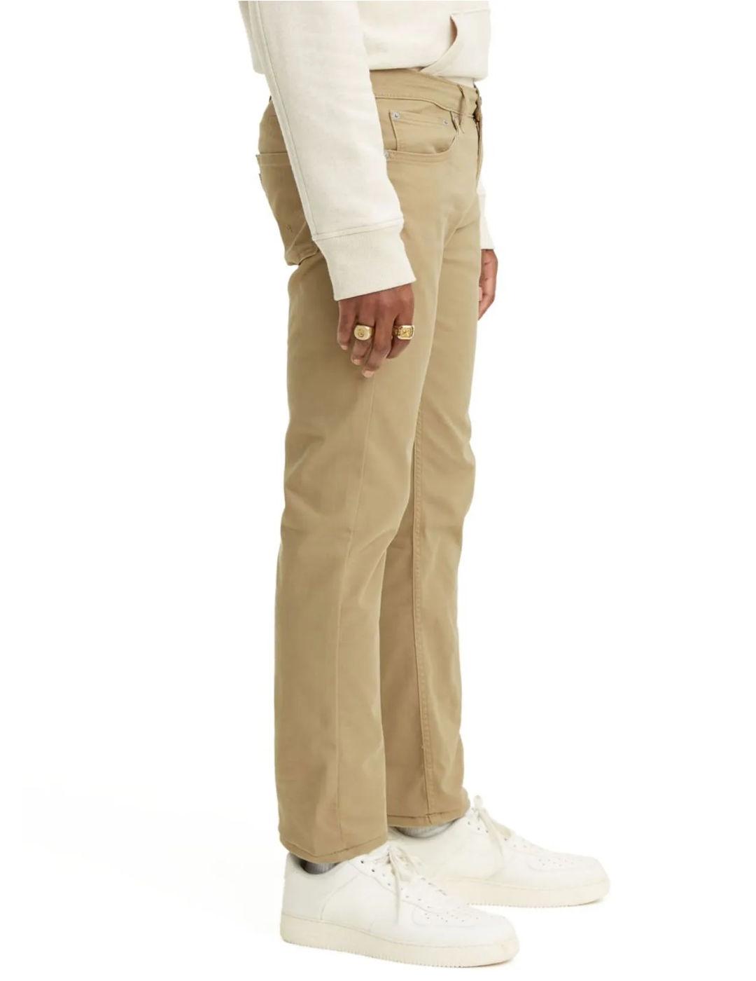 Pantalón vaquero Levi´s 511 slim beige para hombre