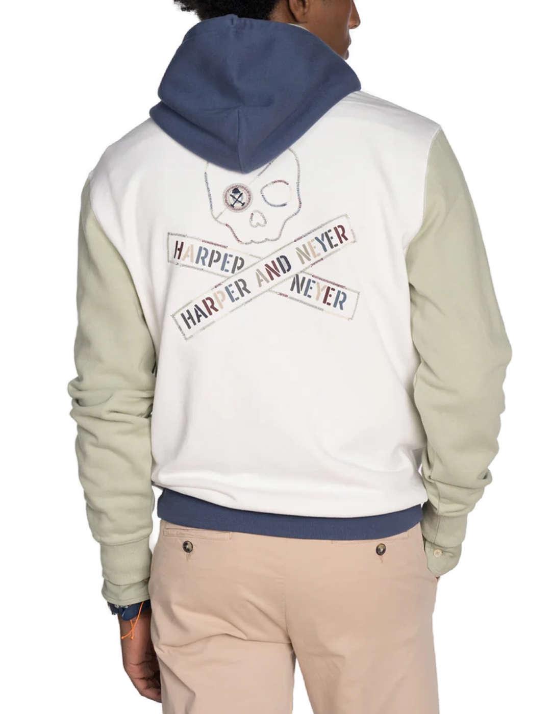 Sudadera Harper&Neyer multicolor con capucha para hombre