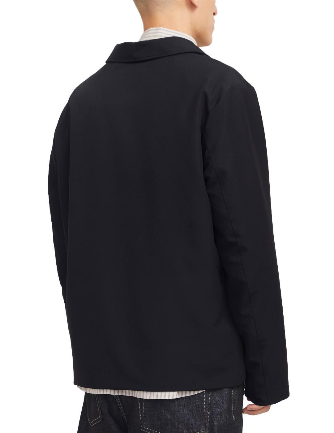 Chaqueta Jack&Jones Jaxon negro fina regular para hombre