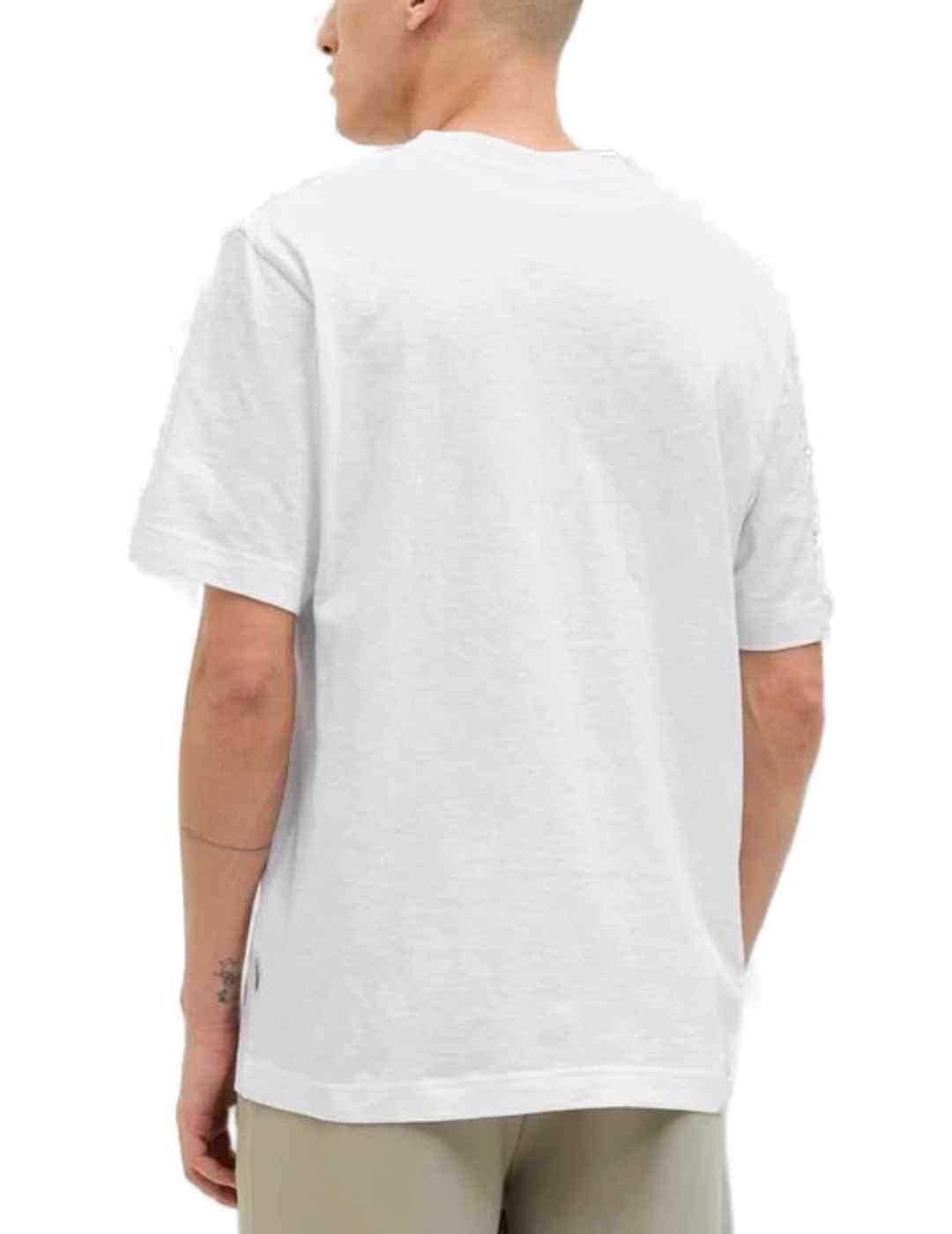 Camiseta Jack&Jones Split blanco manga corta para hombre